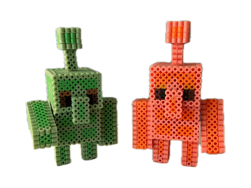Perler bead Copper Golem