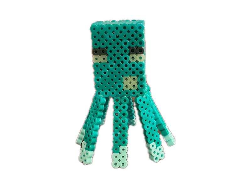 Perler bead Glow Squid
