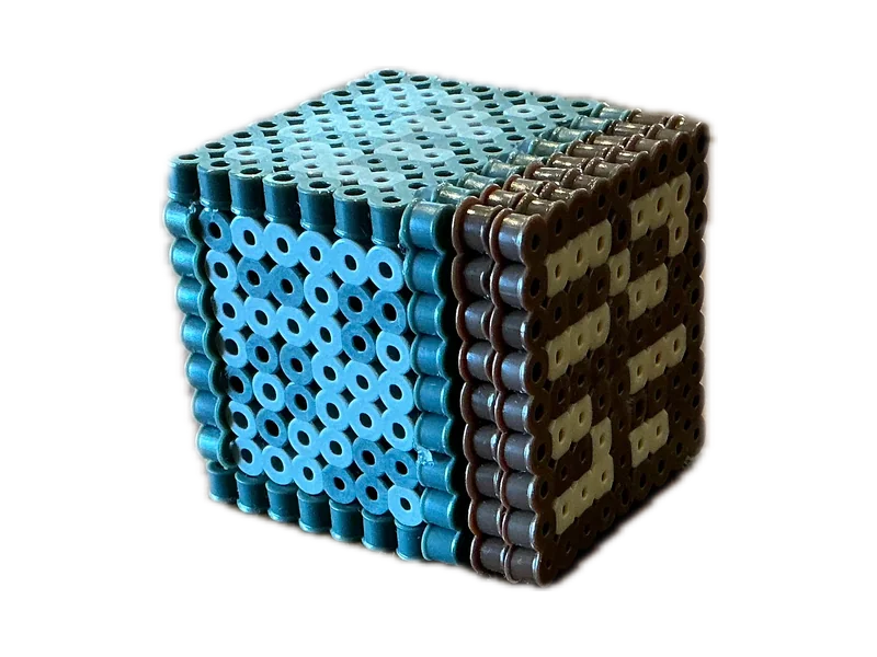 Perler bead Reinforced Deepslate