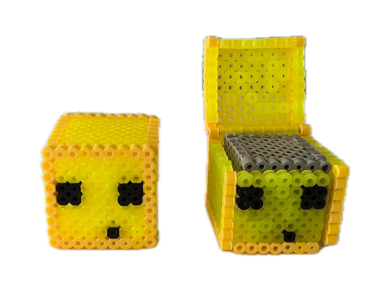 Perler bead Sulfur Cube